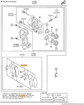 Amazon.com: Mazda L2Y6-33-29Z, Disc Brake Anti-Rattle Clip Amazon.com: Mazda L2Y6-33-29Z, Disc Brake Anti-Rattle Clip
